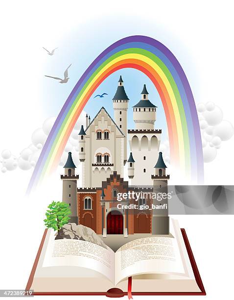 castle - medieval book stock illustrations