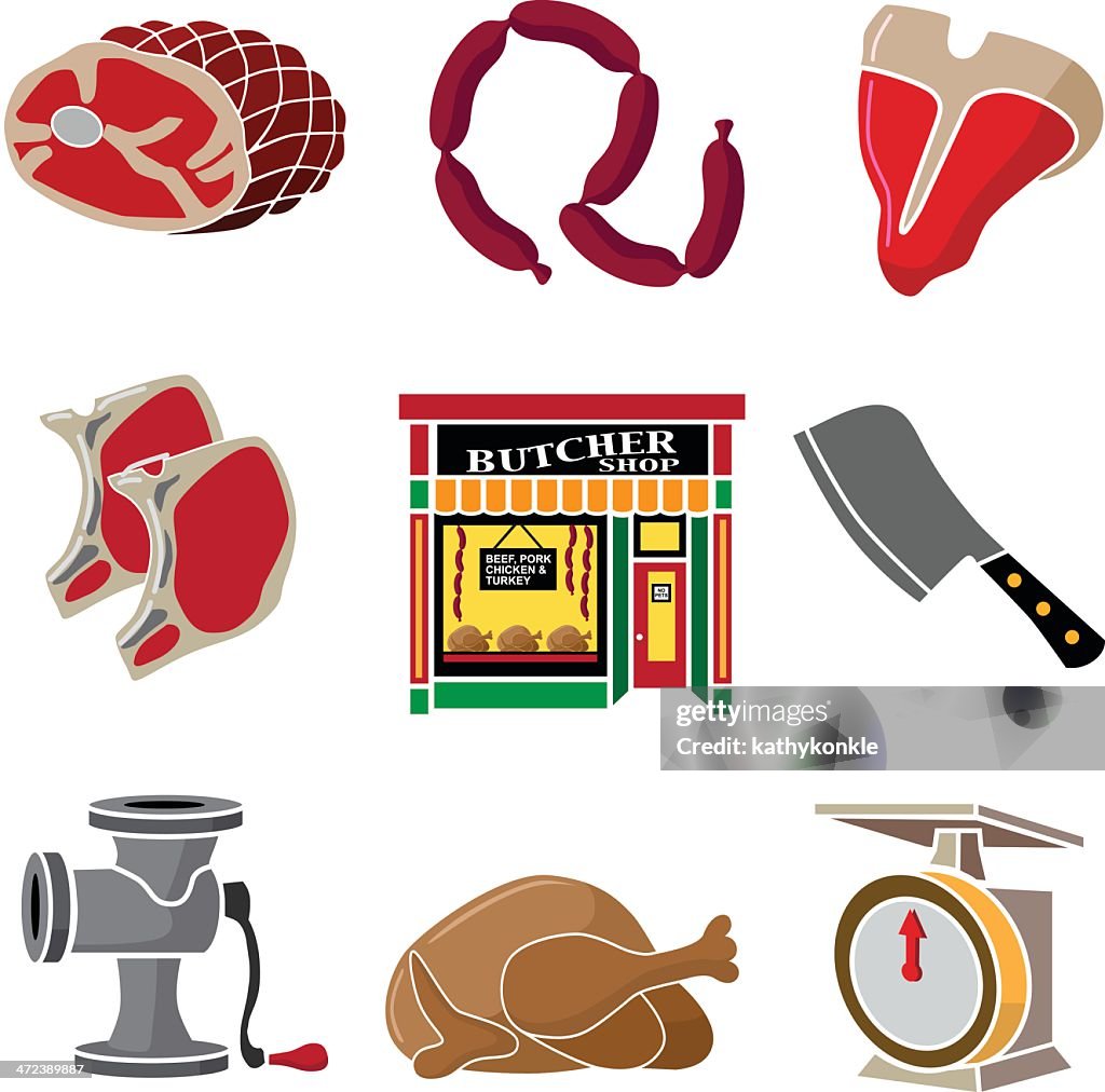 Butcher shop design elements
