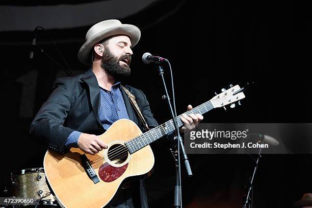 Drew Holcomb performs at Iroquois Amphitheater on May 6, 2015 in Louisville, Kentucky.