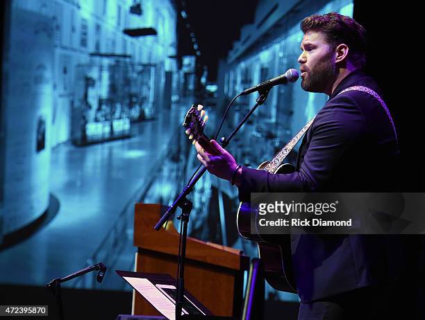 Singer/Songwriter James Otto performs during "Working On A Building' Capital Campaign Dinner at the Country Music Hall of Fame and Museum on May 6,...