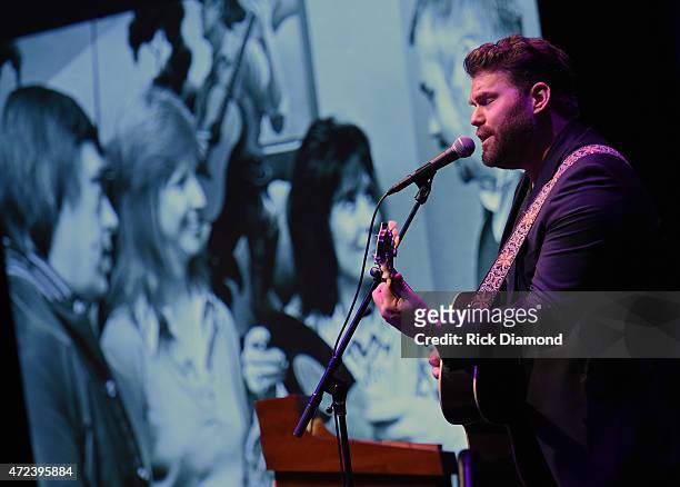 Singer/Songwriter James Otto performs during "Working On A Building' Capital Campaign Dinner at the Country Music Hall of Fame and Museum on May 6,...