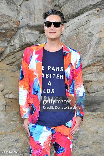 Fashion historian Cameron Silver attends the Louis Vuitton Cruise 2016 Resort Collection shown at a private residence on May 6, 2015 in Palm Springs,...