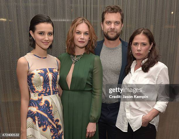 Julia Goldani Telles, Ruth Wilson, Joshua Jackson and Maura Tierney attend the after party for Showtime's "The Affair" at the Samuel Goldwyn Theater...