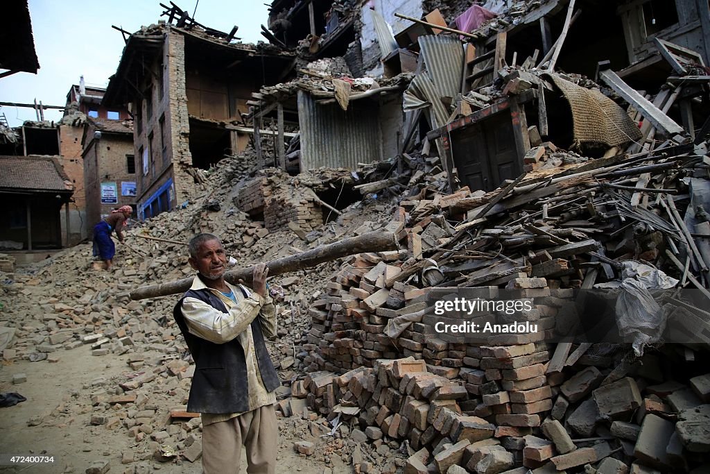 Aftermath of Nepal earthquake