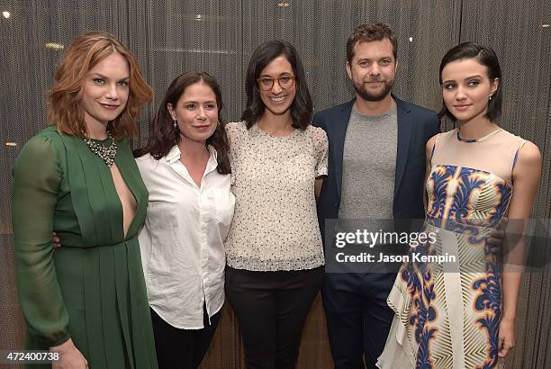 Ruth Wilson, Maura Tierney, Sarah Treem, Joshua Jackson and Julia Goldani Telles attend the after party for Showtime's "The Affair" at the Samuel...