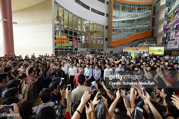 Hong actor and director, Jackie Chan makes a tour of preventive drug education roadshow after the launch of a new mobile anti-drug game application,...