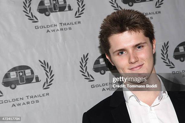 Actor Eugene Simon attends the 16th annual Golden Trailer Awards held at Saban Theatre on May 6, 2015 in Beverly Hills, California.