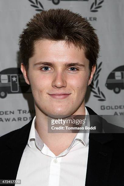 Actor Eugene Simon attends the 16th annual Golden Trailer Awards held at Saban Theatre on May 6, 2015 in Beverly Hills, California.