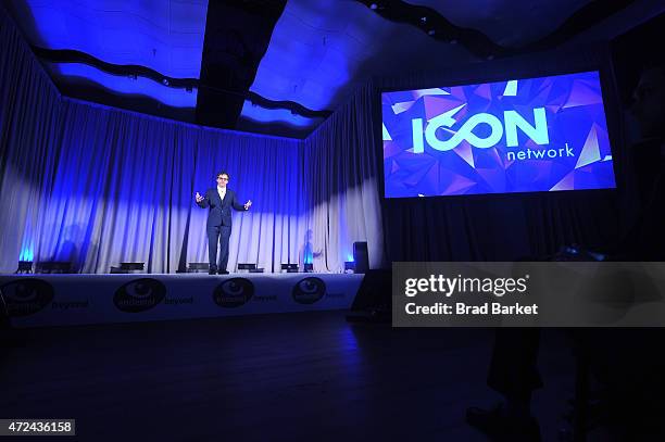 President, Endemol Beyond USA, Will Keenan speaks onstage at Endemol Beyond NewFronts 2015 at Current at Chelsea Piers on May 7, 2015 in New York...