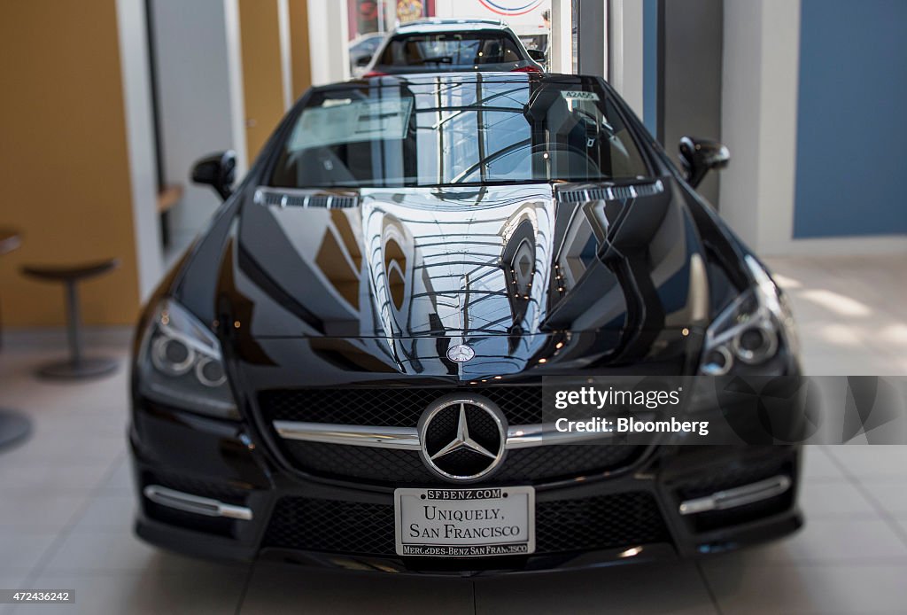 A Daimler AG Mercedes-Benz Dealership As Automaker Reports Record Sales Gain