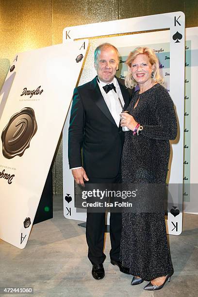 Hubertus Meyer-Burckhardt and his wife Jacqueline Meyer-Burckhardt attend the Douglas at Duftstars 2015 on May 06, 2015 in Berlin, Germany.