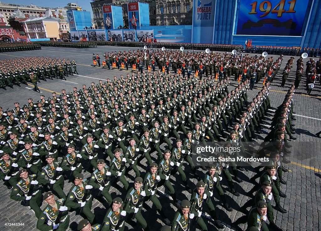Moscow Prepares For WW2 Victory 70th Anniversary Celebration