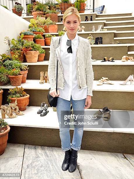 Actress Emily Wickersham attends RAYE shoe launch event hosted by Chrissy Teigen and Hillary Kerr held At Ysabel on May 7, 2015 in West Hollywood,...