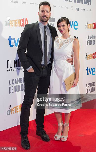 Actor Pablo Puyol attends 'A cambio de nada' premiere at Capitol cinema on May 7, 2015 in Madrid, Spain.