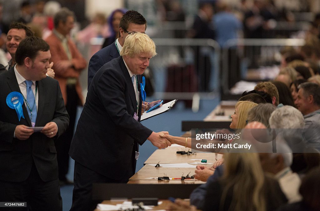 Boris Johnson Attends His Constituency Declaration