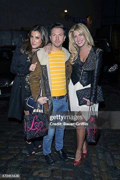 Francesca Hull is seen leaving the Lipsy London Love fragrance launch party on November 07, 2012 in London, United Kingdom.