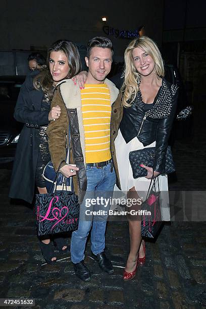 Francesca Hull is seen leaving the Lipsy London Love fragrance launch party on November 07, 2012 in London, United Kingdom.