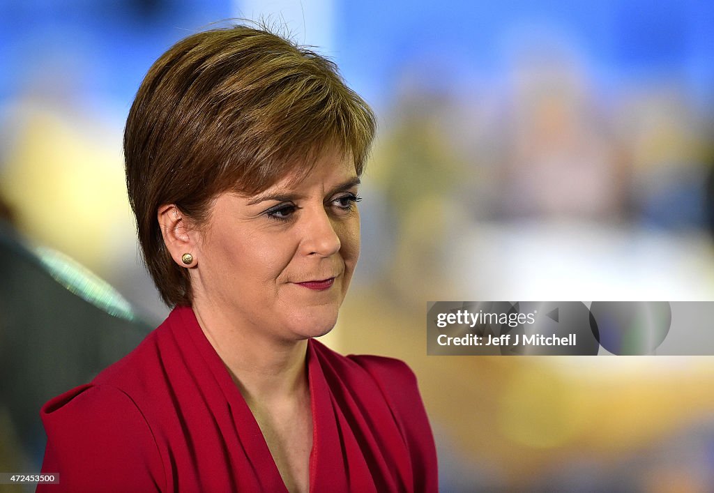 Nicola Sturgeon Attends The Glasgow Declaration To Hear The Results Of Seven Wards