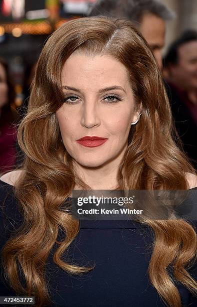 Lisa Marie Presley attends the premiere of Warner Bros. Pictures' "Mad Max: Fury Road" at TCL Chinese Theatre on May 7, 2015 in Hollywood, California.