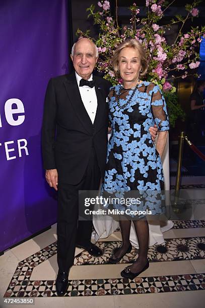 Kenneth Langone and Elaine Langone attend the NYU Langone Medical Center's 2015 Violet Ball on May 7, 2015 in New York City.