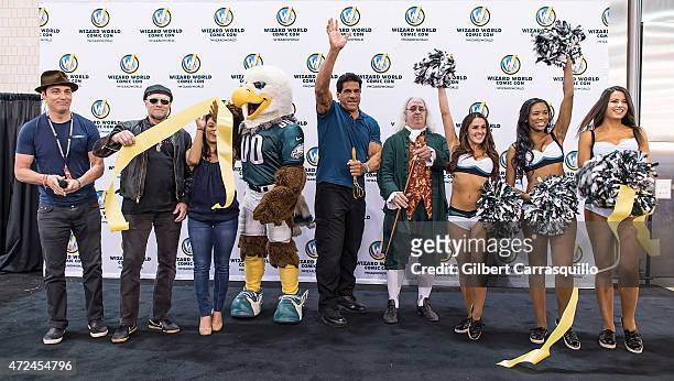 Actors Vincent Young, Michael Rooker, radio personality "Becks", Philadelphia Eagles Mascot Swoop, actor Lou Ferrigno, Ben Franklin impersonator,...