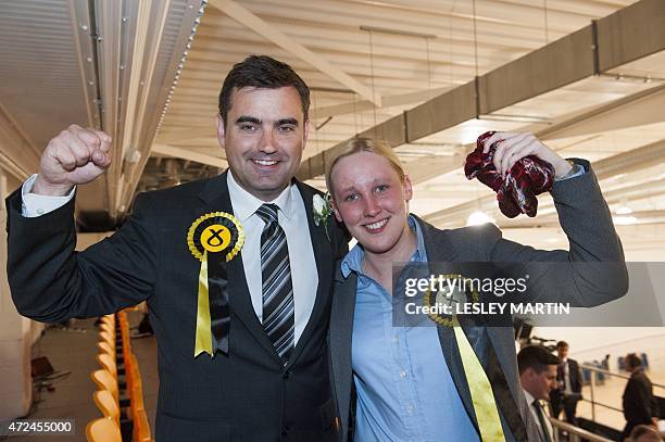 Newly elected Scottish National Party member of parliament, Mhairi Black , Britain's youngest member of parliament since 1667, poses for a photograph...