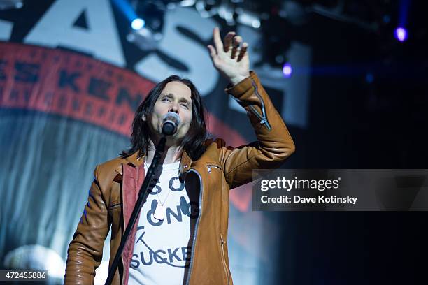 Myles Kennedy performs for the "Slash featuring Myles Kennedy and The Conspirators concert" at Terminal 5 on May 7, 2015 in New York City.