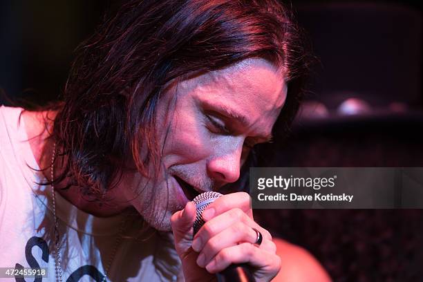 Myles Kennedy performs for the "Slash featuring Myles Kennedy and The Conspirators concert" at Terminal 5 on May 7, 2015 in New York City.