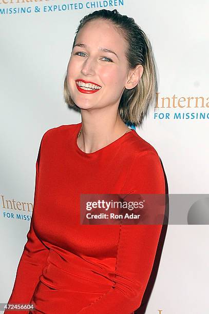 Actress Leelee Sobieski attends the International Centre for Missing & Exploited Children's Inaugural Gala at Gotham Hall on May 7, 2015 in New York...