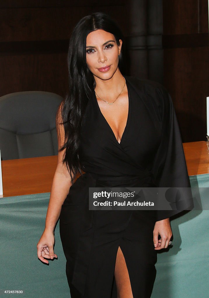 Kim Kardashian West Book Signing For "Selfish"