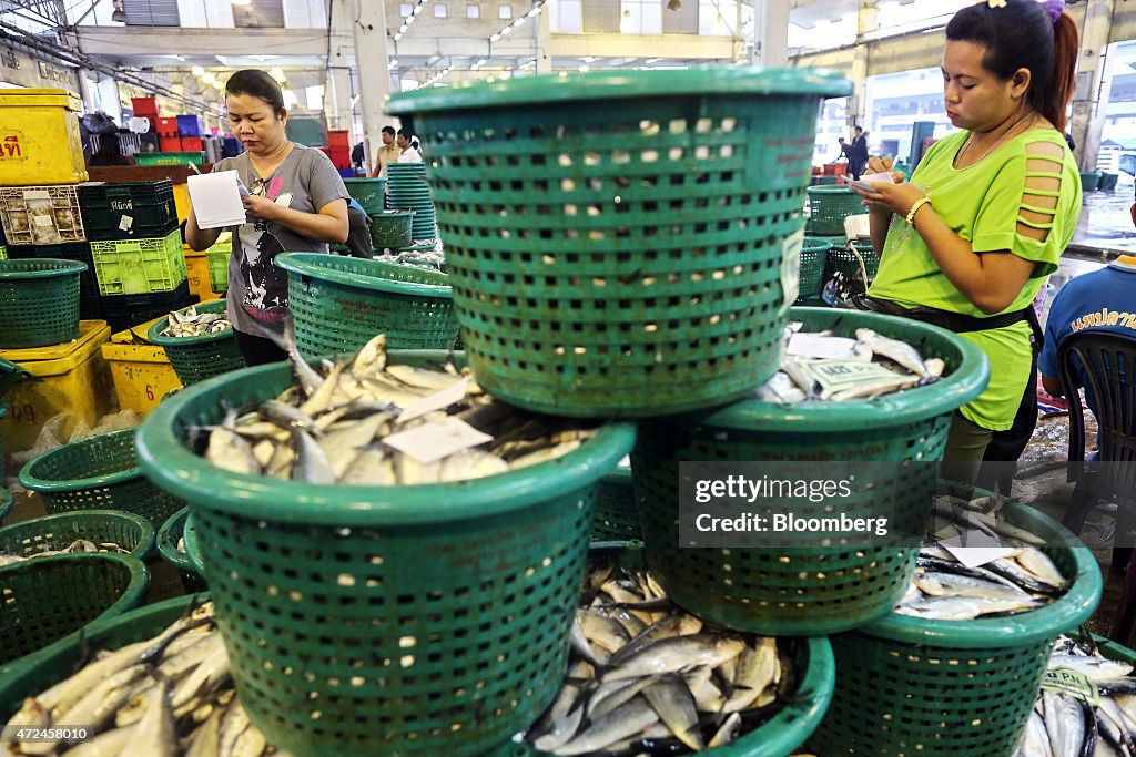 Inside The Talay Thai Fish And Seafood Wholesale Market As Thailand Faces EU Threat of Seafood Ban Over Fishing Rules