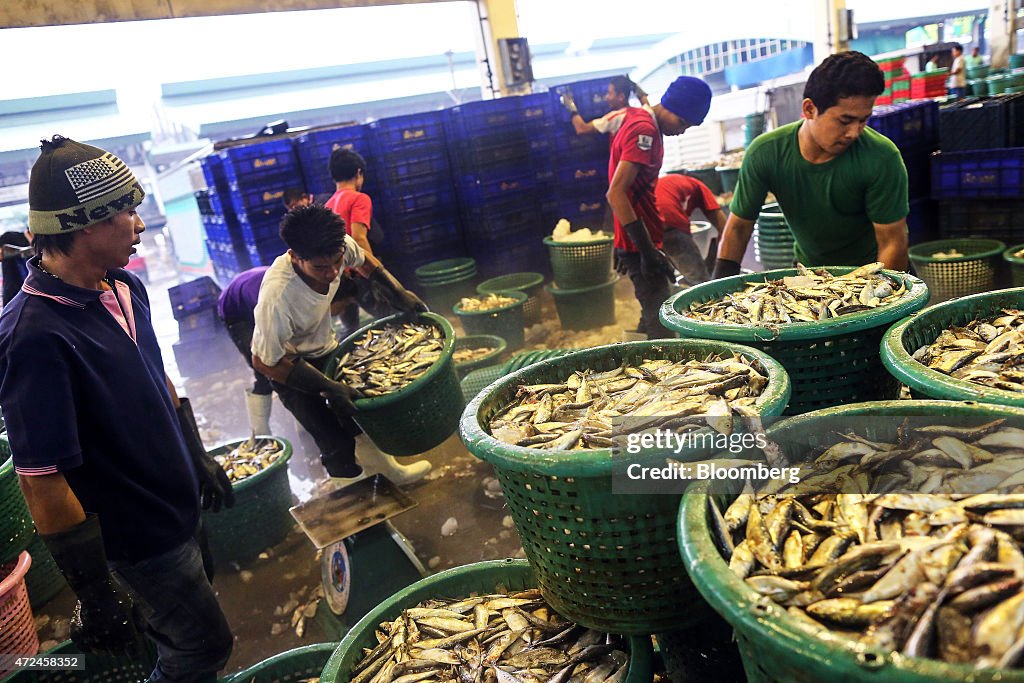 Inside The Talay Thai Fish And Seafood Wholesale Market As Thailand Faces EU Threat of Seafood Ban Over Fishing Rules