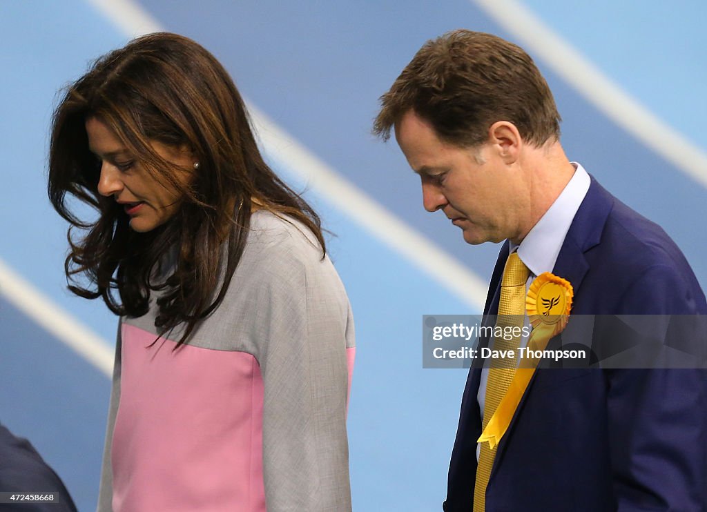 Nick Clegg At His Constituency Declaration