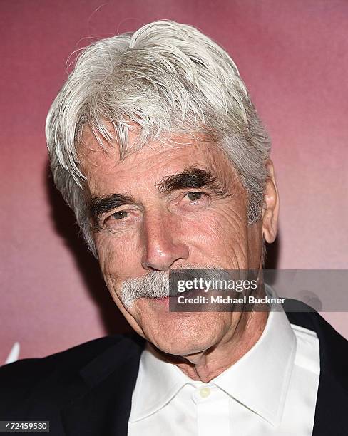 Actor Sam Elliott arrives at the screening of "I'll See You In My Dreams" at The London Screening Room on May 7, 2015 in West Hollywood, California.