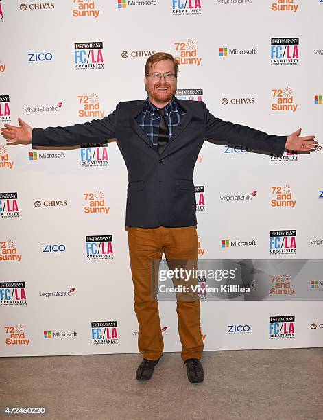 Comedian Kurt Braunohler attends Fast Company Hosts First-Ever LA Creativity Counter Conference at 72andSunny on May 7, 2015 in Los Angeles,...