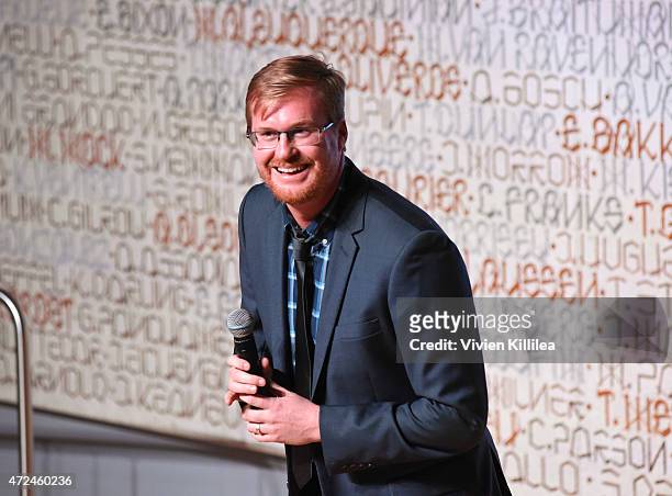 Comedian Kurt Braunohler performs at Fast Company Hosts First-Ever LA Creativity Counter Conference at 72andSunny on May 7, 2015 in Los Angeles,...