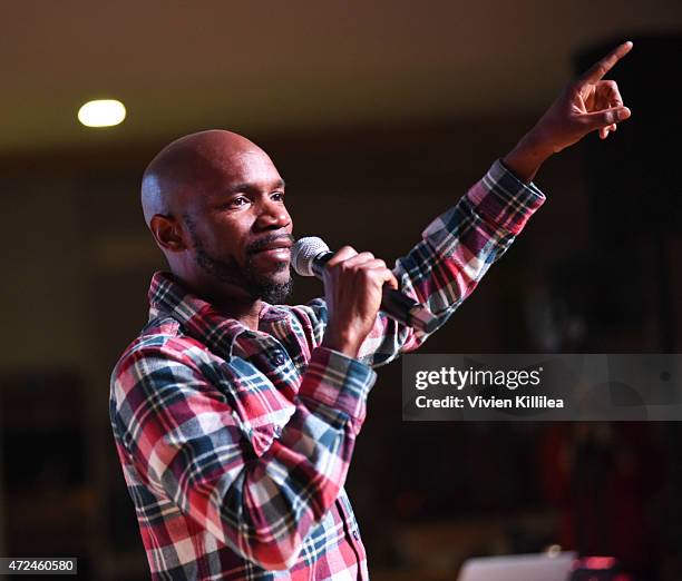 Comedian Ian Edwards performs at Fast Company Hosts First-Ever LA Creativity Counter Conference at 72andSunny on May 7, 2015 in Los Angeles,...