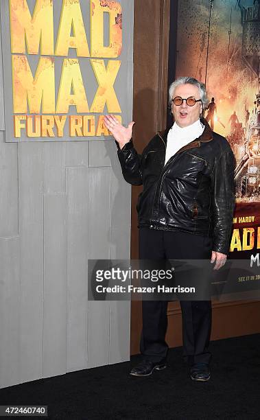 Director George Miller arrives at the Premiere Of Warner Bros. Pictures' "Mad Max: Fury Road" at TCL Chinese Theatre on May 7, 2015 in Hollywood,...