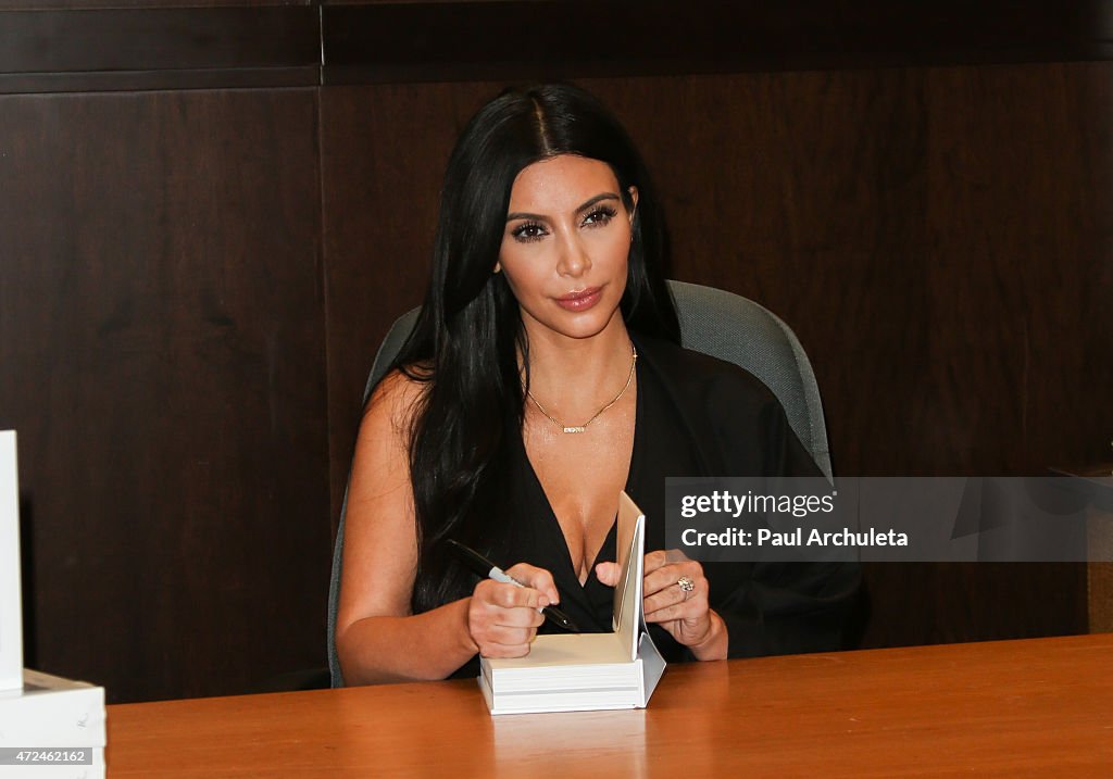 Kim Kardashian West Book Signing For "Selfish"