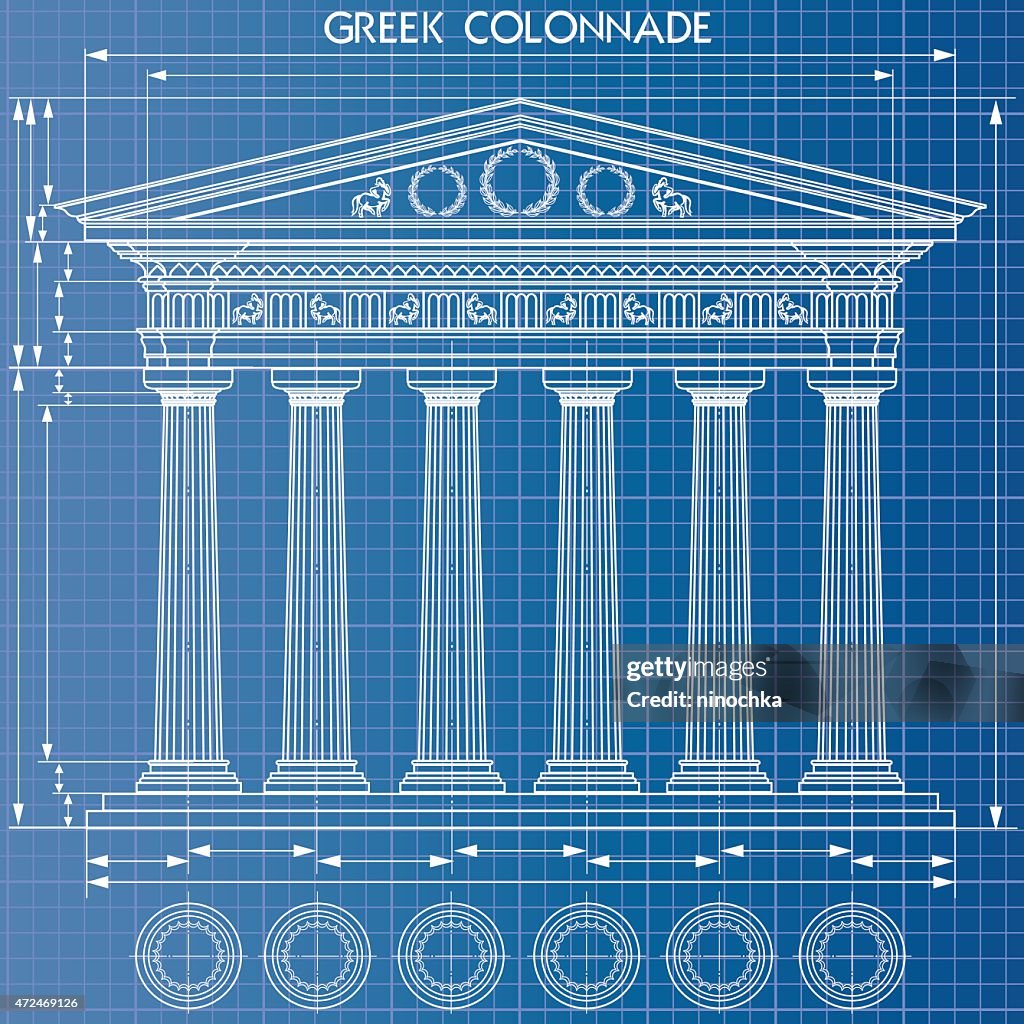 Colonnade Technische Zeichnung