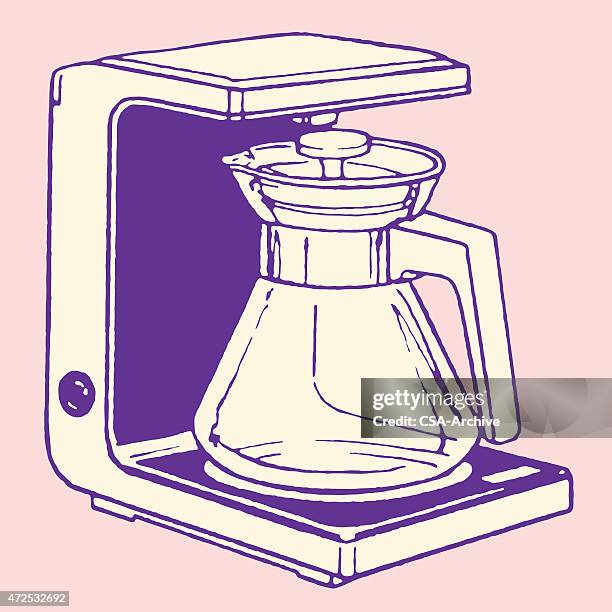 coffee maker - coffee carafe stock illustrations