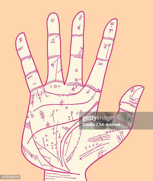 reflexology hand map - reflexology map stock illustrations