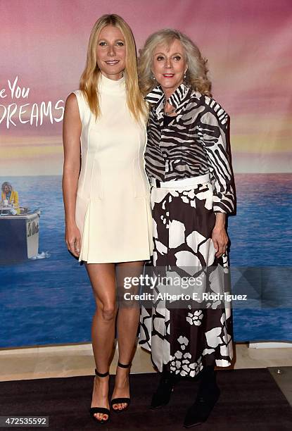 Actors Gwyneth Paltrow and Blythe Danner attend the Los Angeles special screening of Bleecker Street's "I'll See You In My Dreams" at The London...