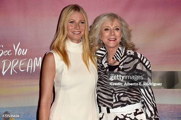 Actors Gwyneth Paltrow and Blythe Danner attend the Los Angeles special screening of Bleecker Street's "I'll See You In My Dreams" at The London...