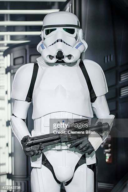 Wax figure of the Star Wars character Stormtrooper displayed on the occasion of Madame Tussauds Berlin Presents New Star Wars Wax Figures at Madame...