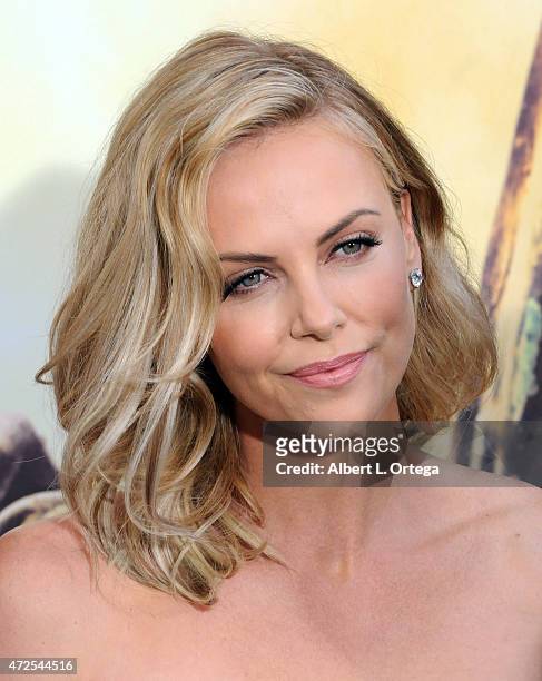 Actress Charlize Theron arrives for the Premiere Of Warner Bros. Pictures' "Mad Max: Fury Road" held at TCL Chinese Theatre on May 7, 2015 in...