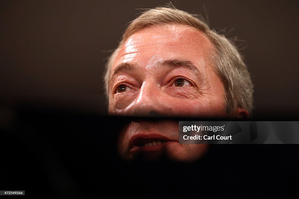 Nigel Farage Attends His Constituency Declaration