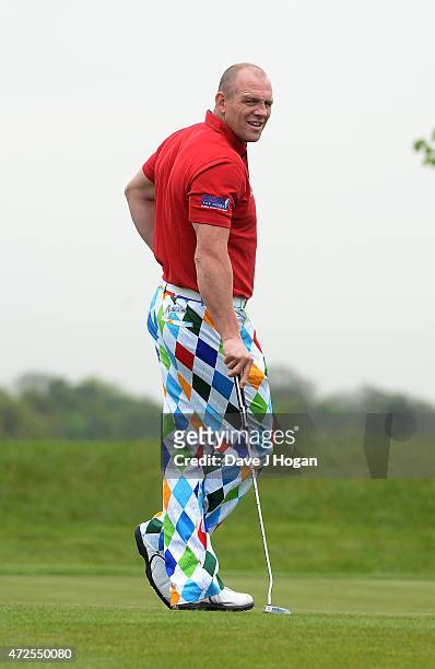 Mike Tindall takes part in the ISPS Handa Mike Tindall 3rd Annual Celebrity Golf Classic at The Grove Hotel on May 8, 2015 in Hertford, England.