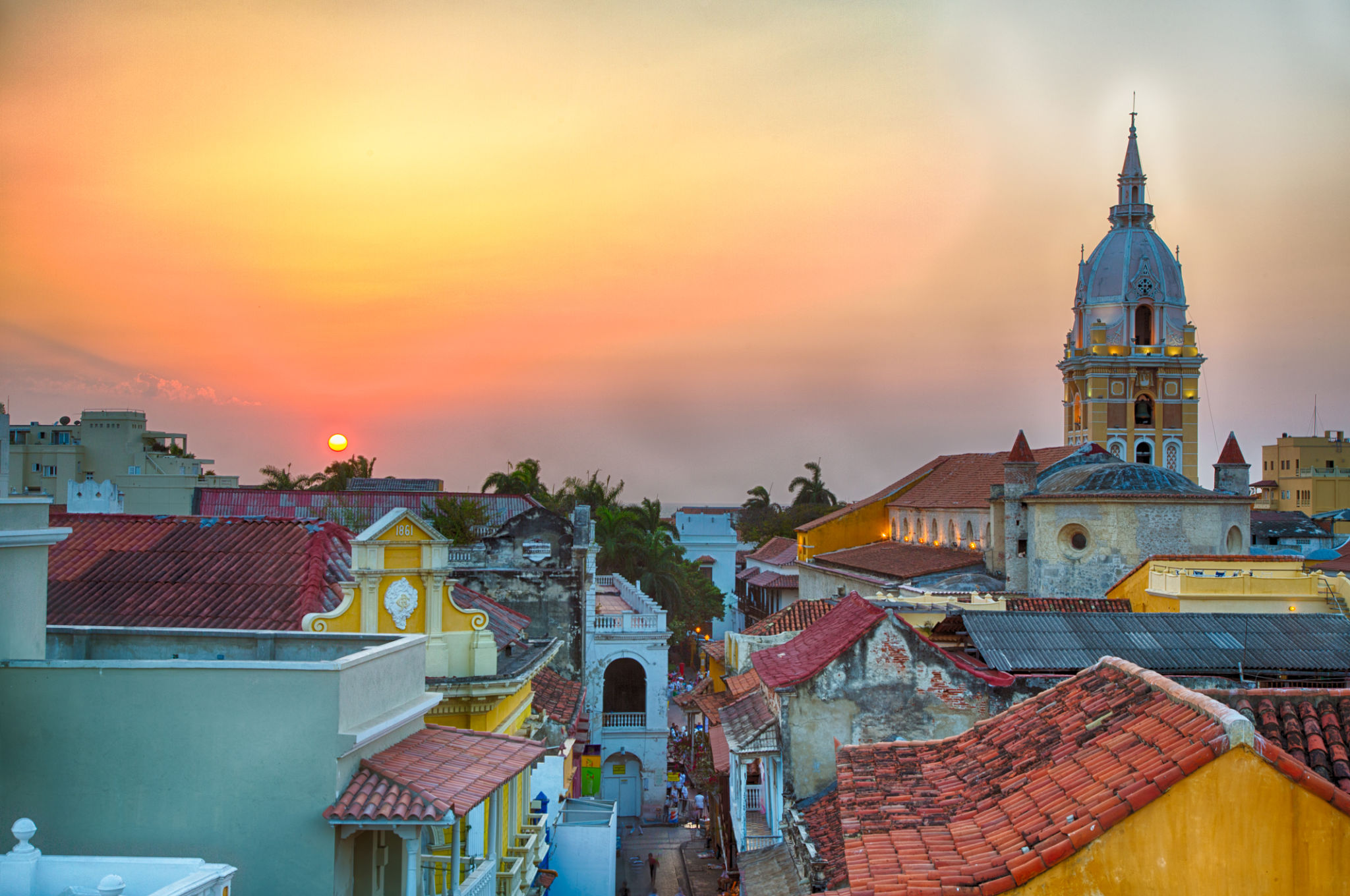 cartagena sunset
