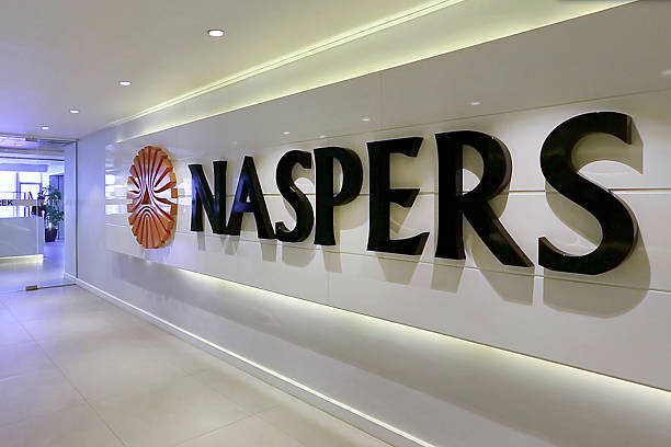 a logo sits on display inside the headquarters of napsters ltd at the media24 ltd office